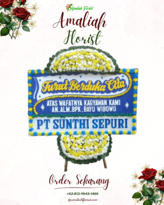 Papan Bunga Duka di Kian Darat