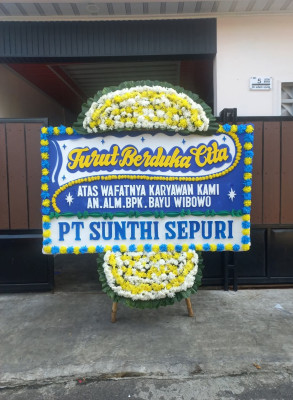 Papan Bunga Duka di Kian Darat